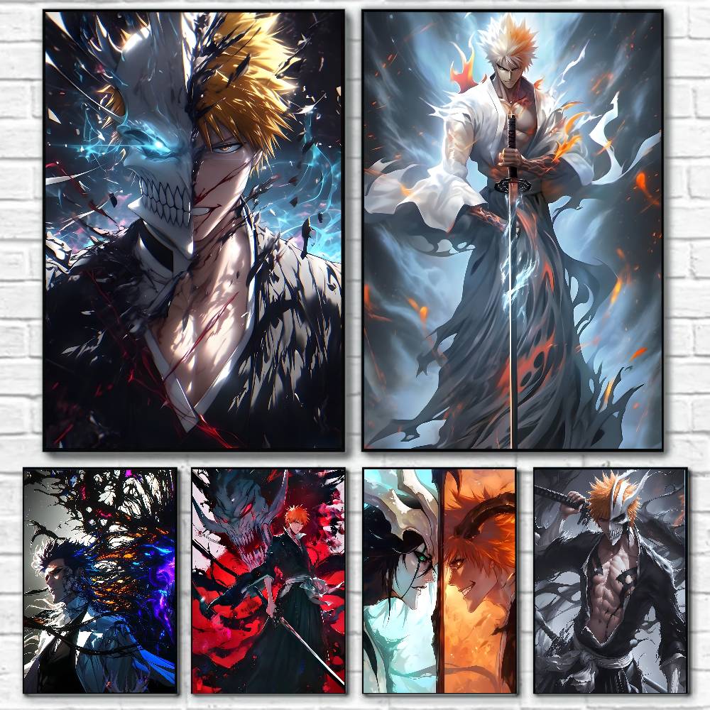 Home Improvement K&B Construction - B-Bleach K-Kurosaki I-Ichigo Anime Poster Canvas
