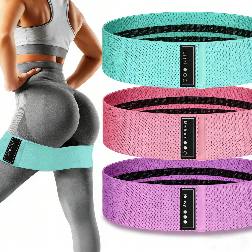 Home Improvement Show - Non-Slip Fabric Booty Bands Widen Resistance