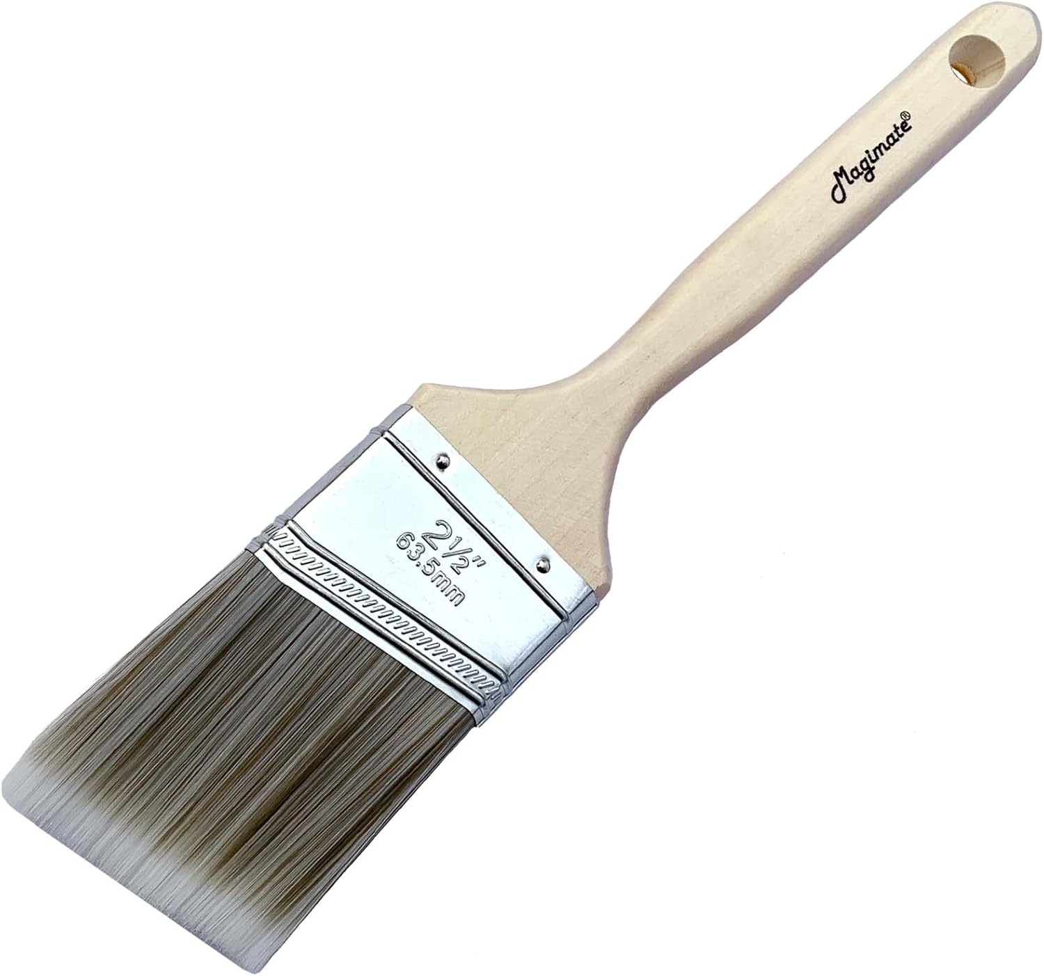 Wood Stain Brush - 2 1/2 Inch Angled Paint Brush,