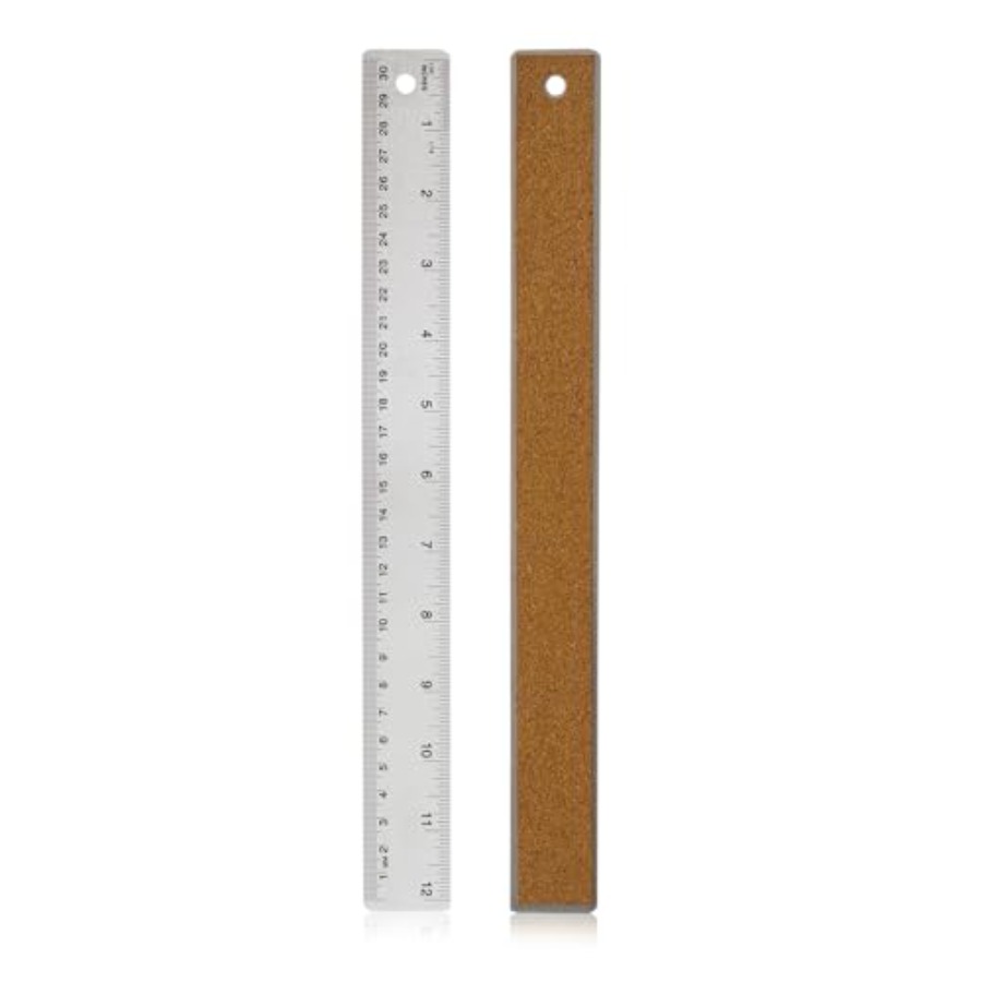 Home Improvement In Usa - Stainless Steel Ruler with Non-Slip Cork