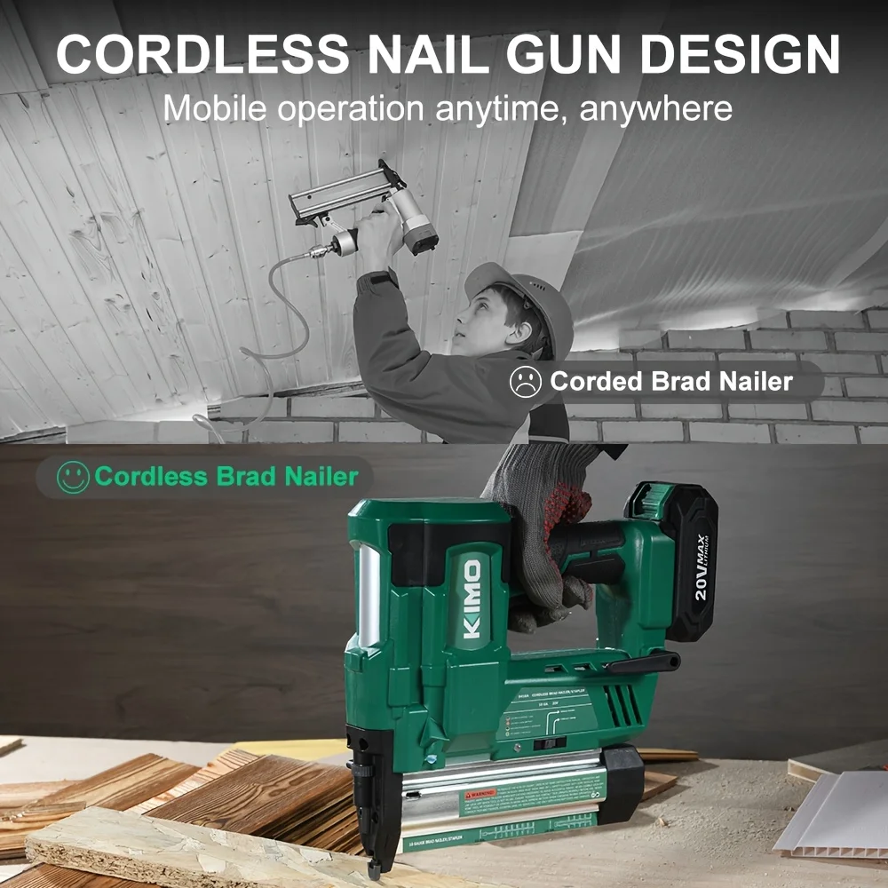 KEEHOME KIMO 18 Gauge Nail Gun – Home Improvement Brad Bewertung und Preis