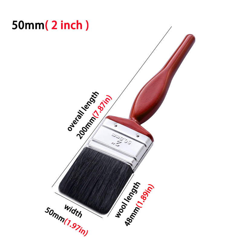 Red Plastic Handle Black Brist – Wood Stain Brush Bewertung und Preis