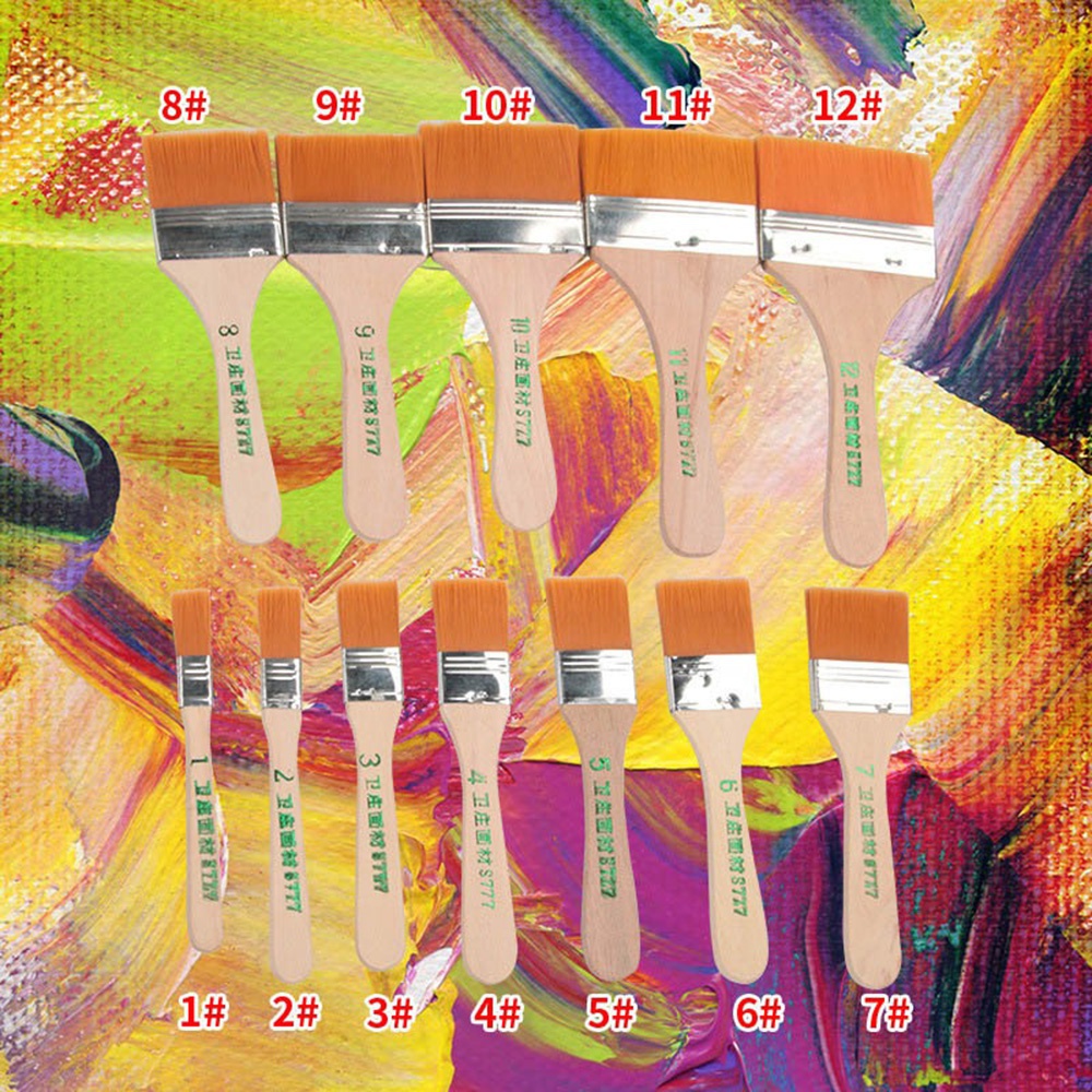 12pcs Nylon Paint Brushes Larg – Wood Stain Brush Bewertung und Preis