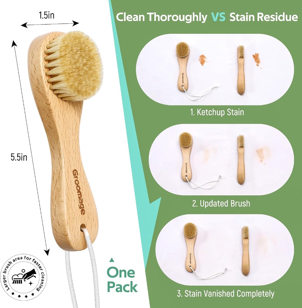 Laundry Stain Brush, Boar Bris – Wood Stain Brush Bewertung und Preis