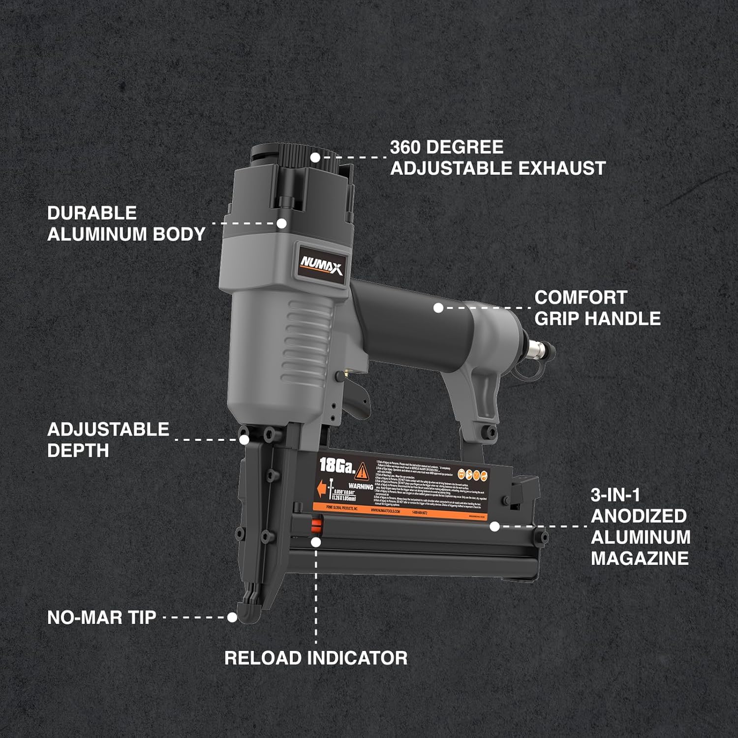3-in-1 Pneumatic Nail Gun 16GA – Home Improvement Brad Bewertung und Preis