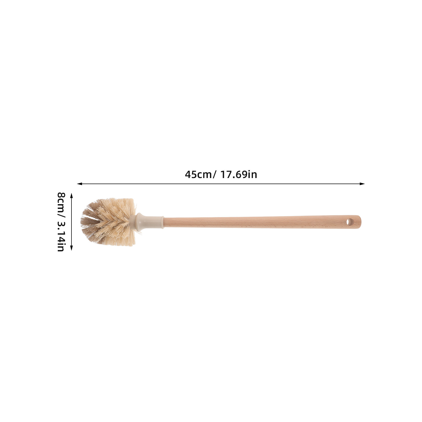 2Pcs Household Toilet Brush Lo – Wood Stain Brush Bewertung und Preis