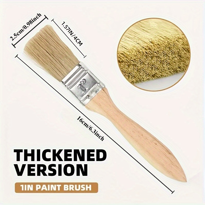25Pcs 1 Inch Paint Brushes Set – Wood Stain Brush Bewertung und Preis