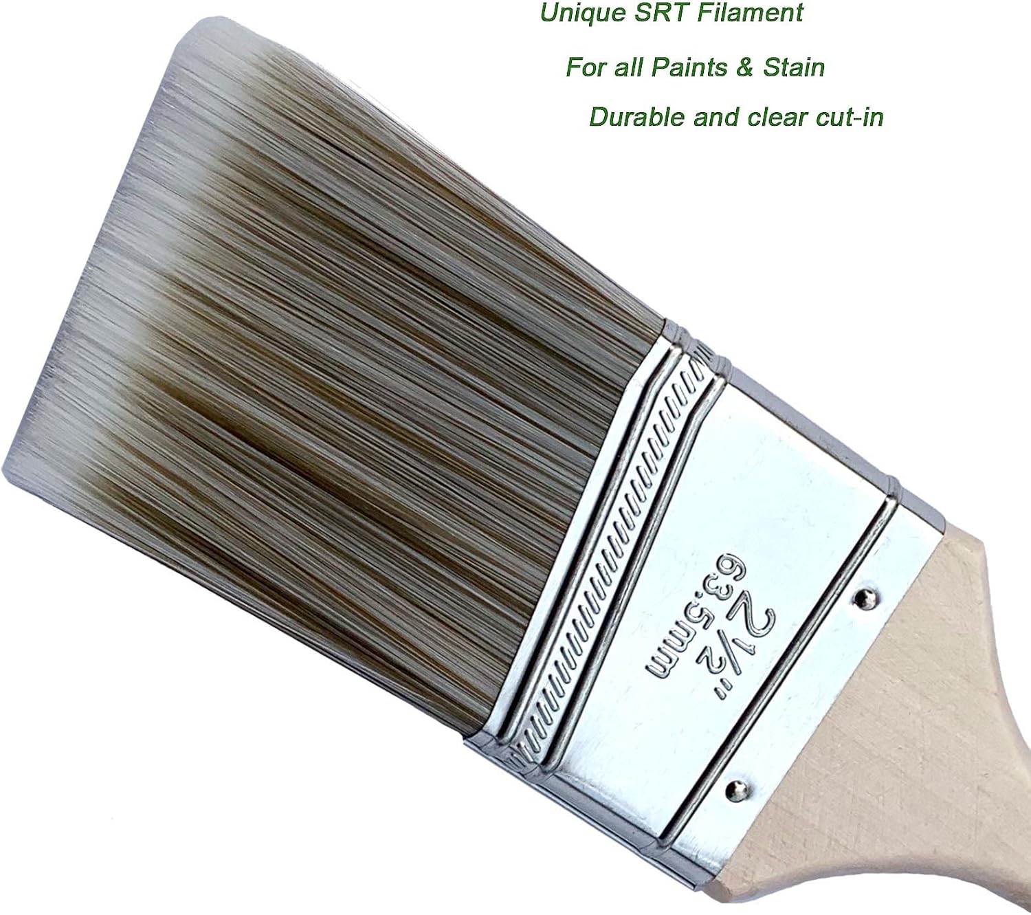 2 1/2 Inch Angled Paint Brush, – Wood Stain Brush Bewertung und Preis