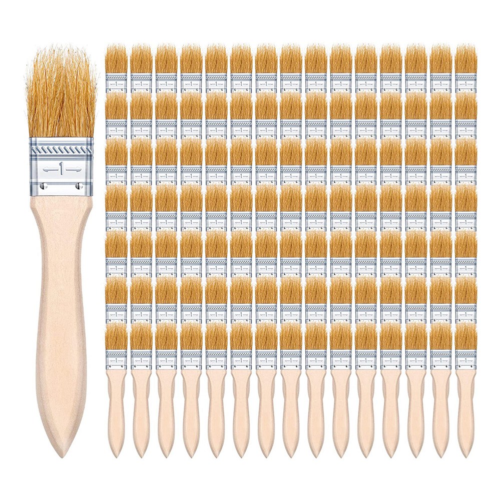 A98E-100Pcs 1 Inch Chip Paint  – Wood Stain Brush Bewertung und Preis
