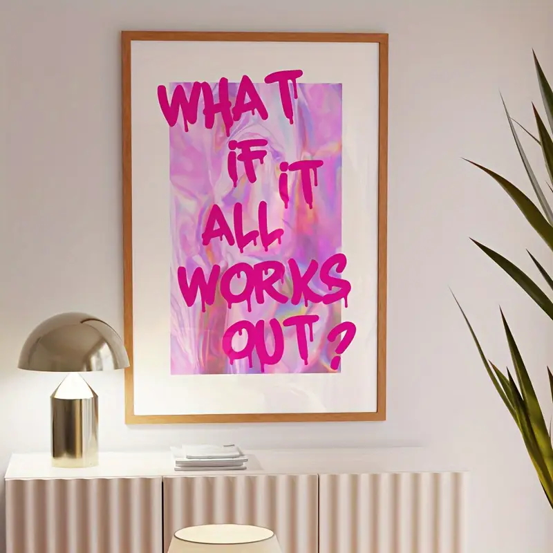 What If It All Works Out Wall  – Home Improvement Show Bewertung und Preis